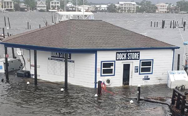 Hurricane Sally ripped through Zeke’s Landing Marina in Alabama leaving a trail of destruction.