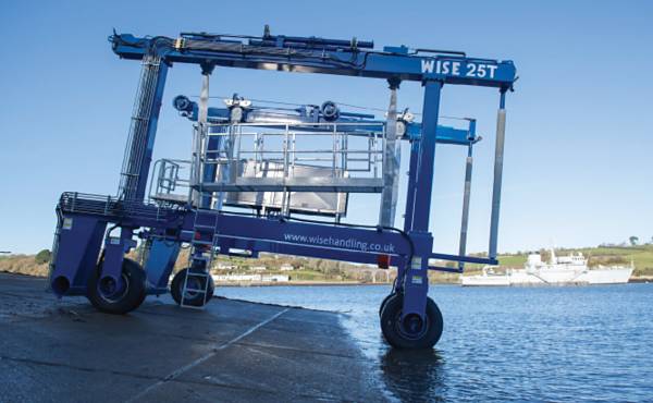 HMS Raleigh’s new SP25 self-powered slipway hoist delivered in December 2023.