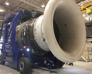A 25 tonne industrial hoist specifically built for Rolls Royce.