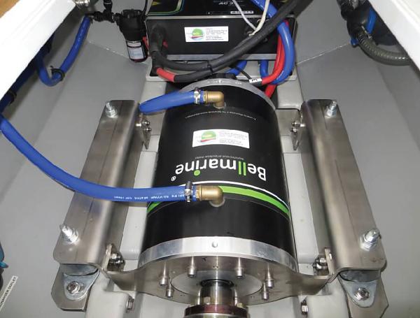 Electric motor maintenance: Ecoboats, Australia.