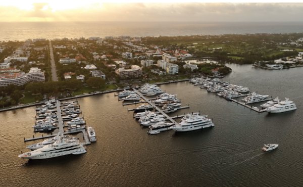 The Town of Palm Beach Marina, now with enhanced superyacht berthing, opened last year after a major rebuild. Image: Jacober Creative – courtesy of Town Palm Beach Marina